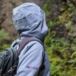 Outdoor Research MicroGravity AscentShell Womens Waterproof Hooded Jacket -Trekking Tent Shop 21 0419or 301 876124