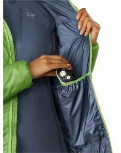 ArcTeryx Nuclei FL Womens Insulated Hooded Jacket -Trekking Tent Shop ArcTeryx Nuclei Fast and Light Womens Jacket Pockets 724011