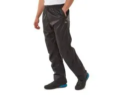 Craghoppers Ascent Over Mens Long Rain Pant - Black