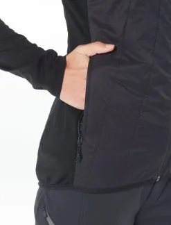 Icebreaker Hyperia Lite Hybrid Womens Vest - Black 7 Icebreaker Hyperia Lite Hybrid Womens Vest - Black -Trekking Tent Shop FW18 WOMEN HYPERIA LITE HYBRID VEST 104286001 6