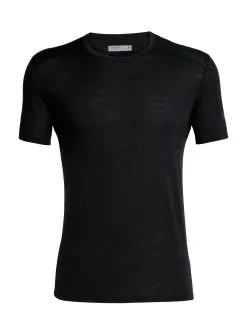 Icebreaker Amplify Short Sleeve Crewe T-Shirt Mens - Black -Trekking Tent Shop FW19 TRAINING MEN AMPLIFY SS CREWE 104581010 1