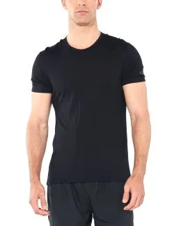Icebreaker Amplify Short Sleeve Crewe T-Shirt Mens - Black