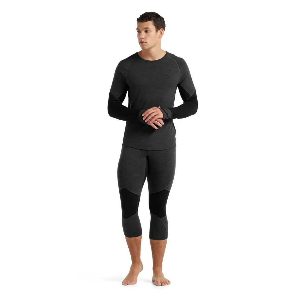 Icebreaker 260 Zone Mens 3/4 Thermal Leggings 3 Icebreaker 260 Zone Mens 3/4 Thermal Leggings - Image 3