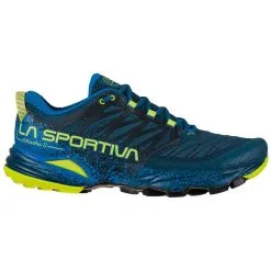 La Sportiva Akasha II Mens Trail Running Shoe - Storm Blue/Lime Punch 8 La Sportiva Akasha II Mens Trail Running Shoe - Storm Blue/Lime Punch -Trekking Tent Shop La Sportiva Akasha II Mens Storm Blue Lime Punch 02