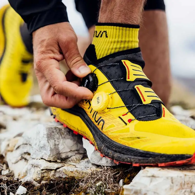 La Sportiva Jackal II Boa Mens Trail Running Shoe - Yellow/Black 9 La Sportiva Jackal II Boa Mens Trail Running Shoe - Yellow/Black - Image 9