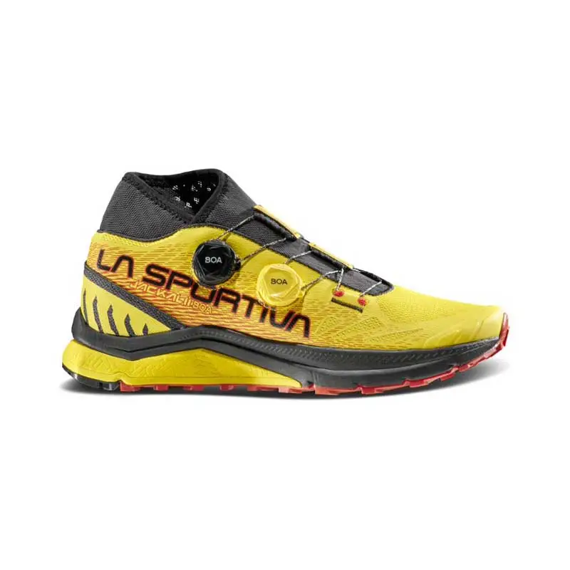 La Sportiva Jackal II Boa Mens Trail Running Shoe - Yellow/Black 3 La Sportiva Jackal II Boa Mens Trail Running Shoe - Yellow/Black - Image 3