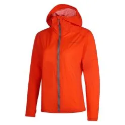 La Sportiva Pocketshell Womens Jacket -Trekking Tent Shop La Sportiva Womens Pocketshell Jacket Cherry Tomato 03