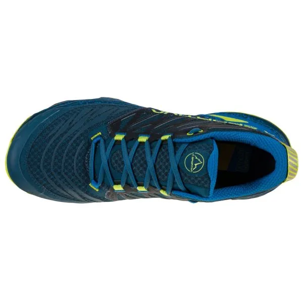 La Sportiva Akasha II Mens Trail Running Shoe - Storm Blue/Lime Punch 6 La Sportiva Akasha II Mens Trail Running Shoe - Storm Blue/Lime Punch - Image 6