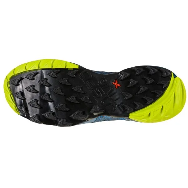 La Sportiva Akasha II Mens Trail Running Shoe - Storm Blue/Lime Punch 2 La Sportiva Akasha II Mens Trail Running Shoe - Storm Blue/Lime Punch - Image 2