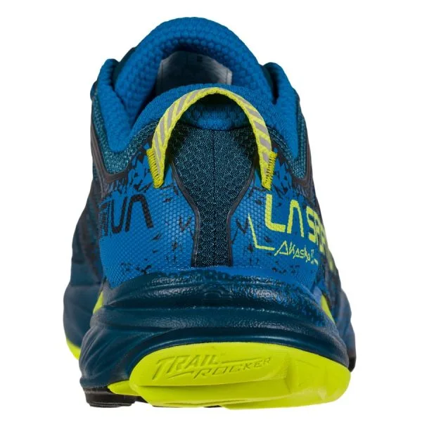 La Sportiva Akasha II Mens Trail Running Shoe - Storm Blue/Lime Punch 5 La Sportiva Akasha II Mens Trail Running Shoe - Storm Blue/Lime Punch - Image 5