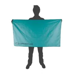 LifeVenture Recycled SoftFibre Trek Towel - Extra Large -Trekking Tent Shop LifeVenture Recycled SoftFibre Trek Towel XL Teal 03