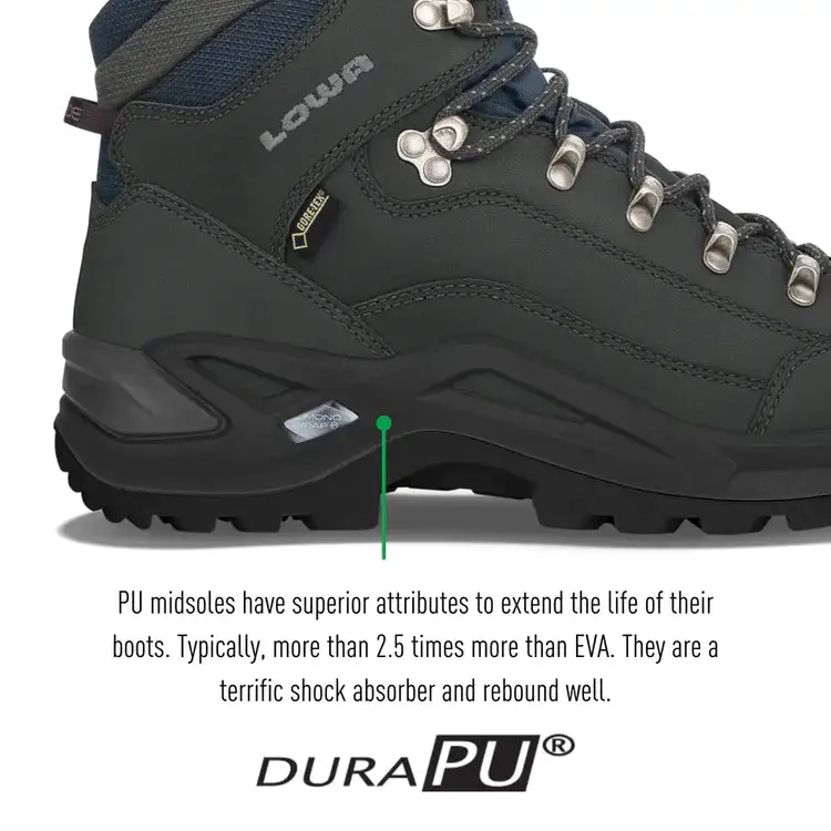 Lowa Renegade GTX MID Wide Mens Hiking Boot - Dark Grey 7 Lowa Renegade GTX MID Wide Mens Hiking Boot - Dark Grey - Image 7