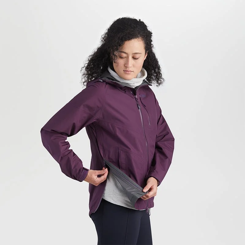 Outdoor Research Aspire Womens Waterproof Hooded Jacket 4 Outdoor Research Aspire Womens Waterproof Hooded Jacket - Image 4