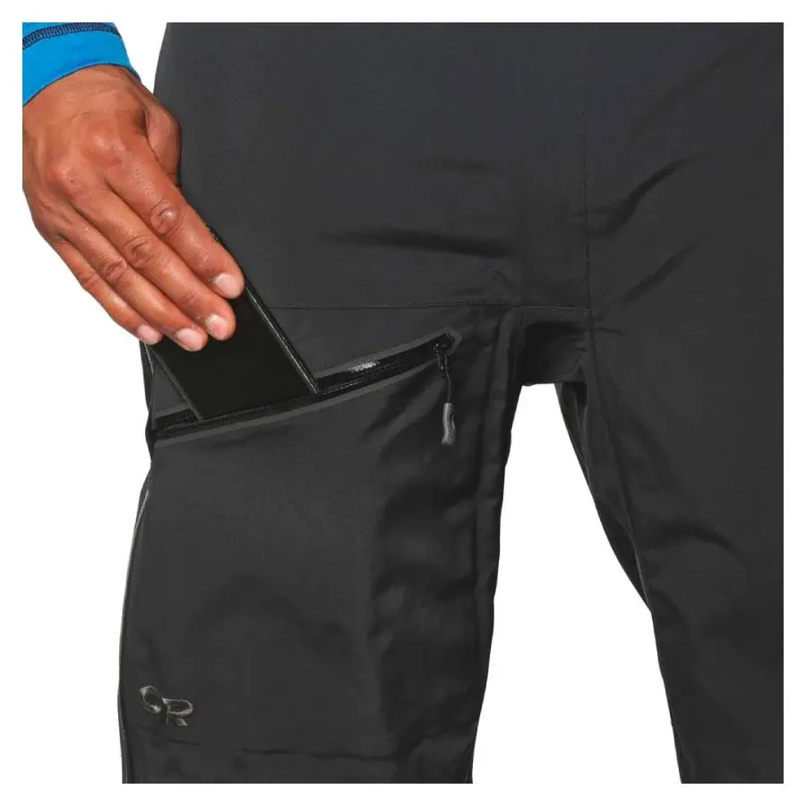 Outdoor Research Furio Mens Waterproof Pant - Black 2 Outdoor Research Furio Mens Waterproof Pant - Black - Image 2
