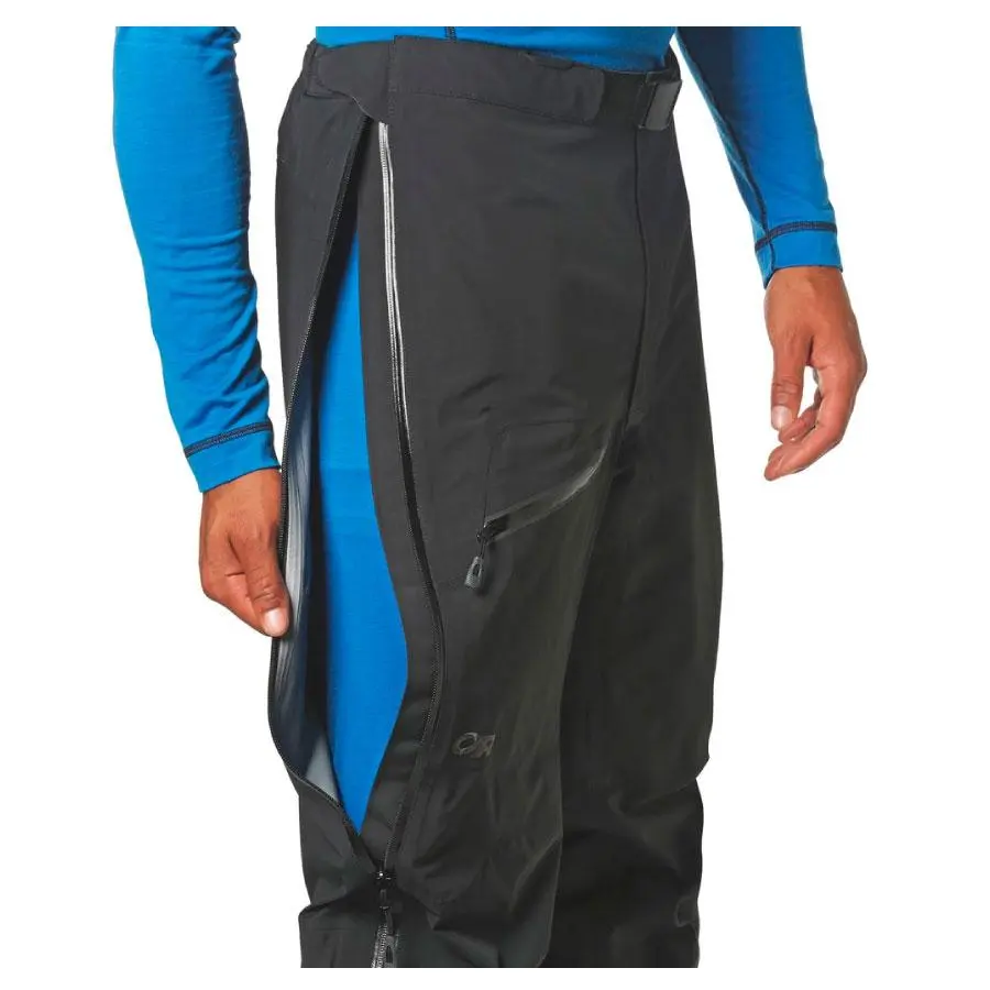 Outdoor Research Furio Mens Waterproof Pant - Black 3 Outdoor Research Furio Mens Waterproof Pant - Black - Image 3