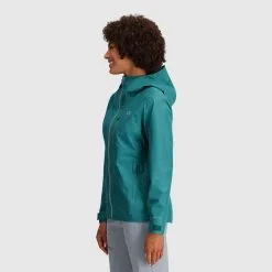Outdoor Research Aspire Super Stretch Womens Waterproof Jacket -Trekking Tent Shop Outdoor Research Aspire Super Stretch Womens Jacket Tropical 03