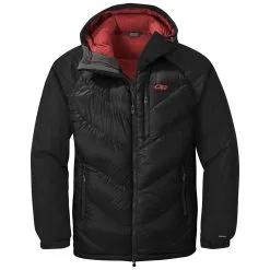 Outdoor Research Alpine Mens Down Hooded Jacket
