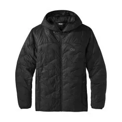 Outdoor Research SuperStrand LT Mens Hooded Jacket -Trekking Tent Shop OutdoorResearchSuperStrandLTMensHoodedJacketBlack