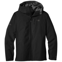 Outdoor Research Foray II Mens Waterproof Hooded Jacket -Trekking Tent Shop OutdoorResearch ForayIIHoodedJacket Black