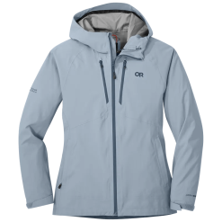 Outdoor Research MicroGravity AscentShell Womens Waterproof Hooded Jacket -Trekking Tent Shop OutdoorResearch MicroGravityAscentShellwJacket Arctic 184821