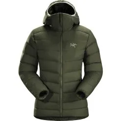 ArcTeryx Thorium AR Womens Down Hooded Jacket - Shorepine