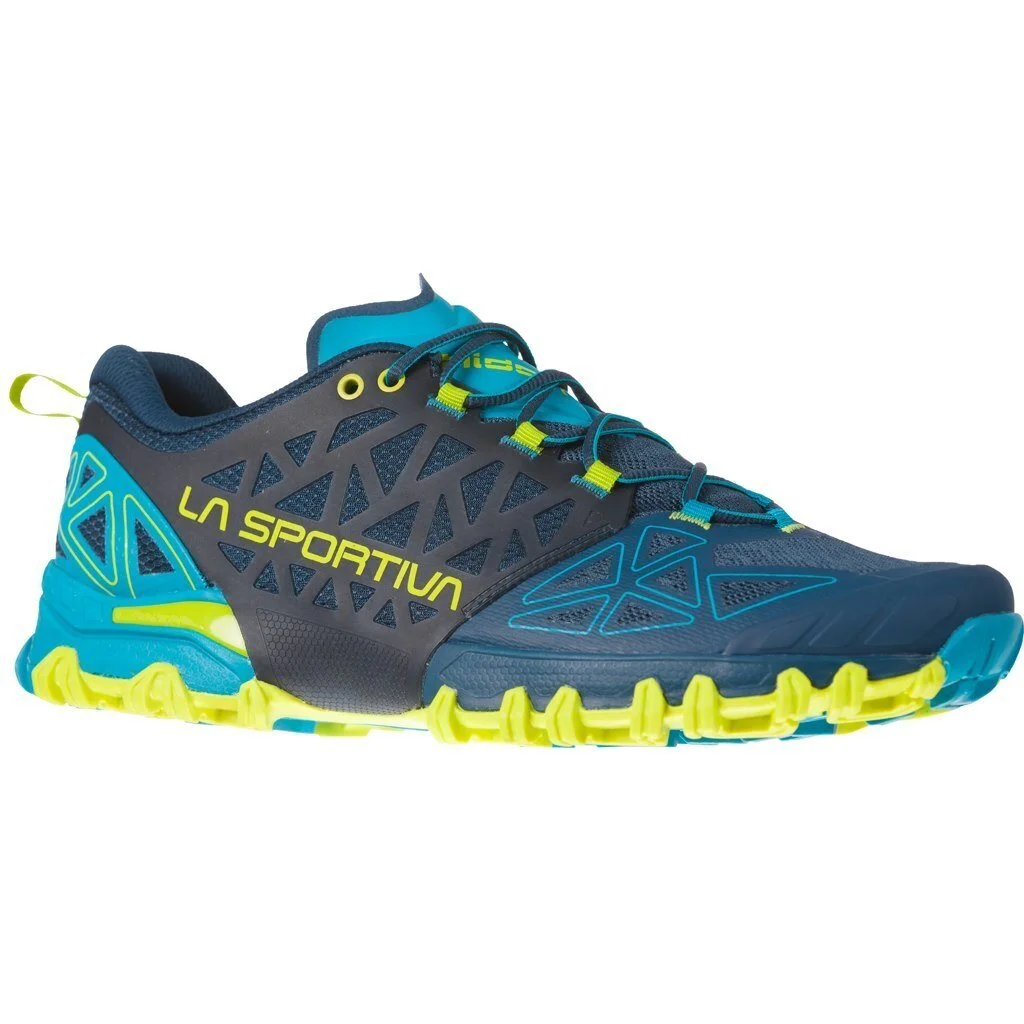 La Sportiva Bushido II Mens Trail Running Shoe - Opal/Apple Green 1 La Sportiva Bushido II Mens Trail Running Shoe - Opal/Apple Green