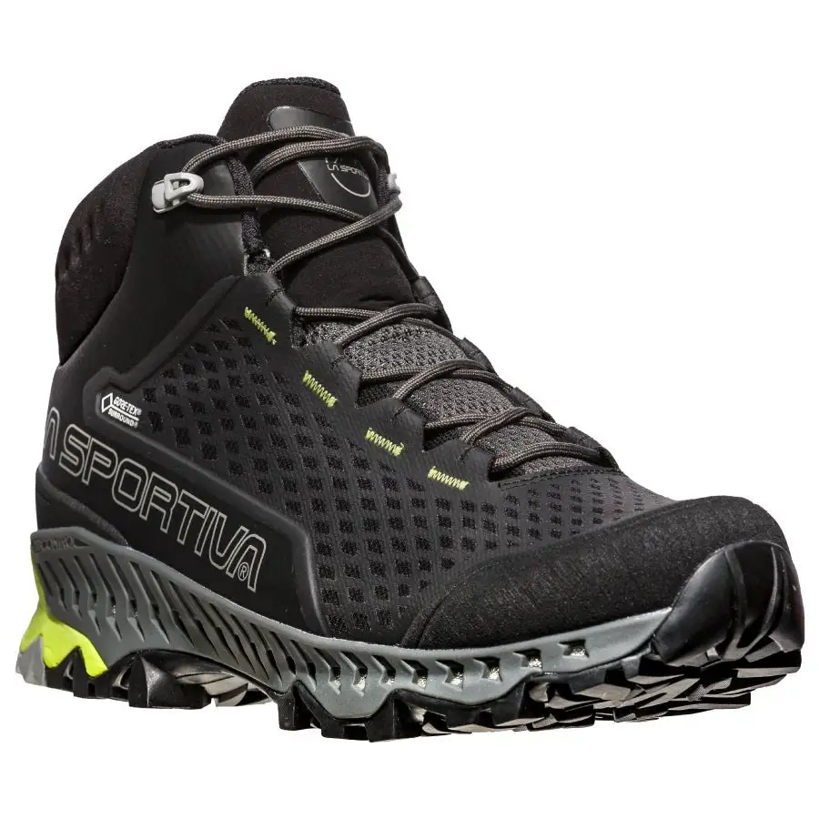 La Sportiva Stream GTX Mens Hiking Boot - Carbon/Apple Green 1 La Sportiva Stream GTX Mens Hiking Boot - Carbon/Apple Green