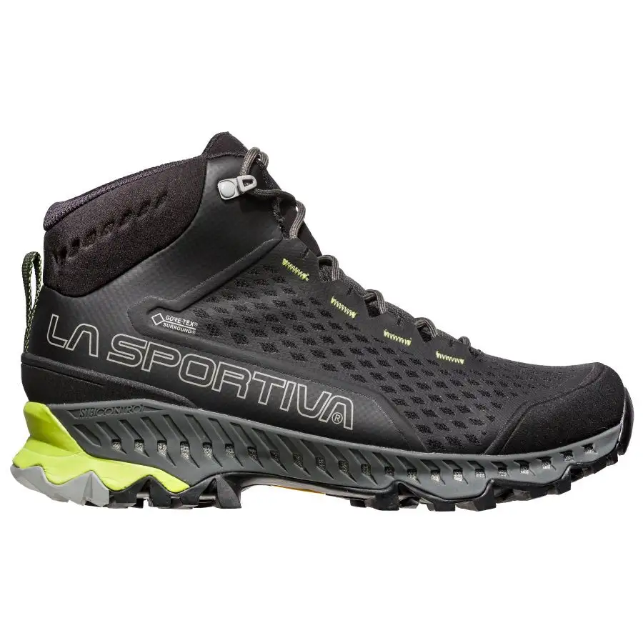 La Sportiva Stream GTX Mens Hiking Boot - Carbon/Apple Green 2 La Sportiva Stream GTX Mens Hiking Boot - Carbon/Apple Green - Image 2