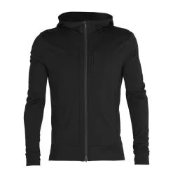 Icebreaker Quantum III Long Sleeve Zip Hooded Mens Jacket -Trekking Tent Shop QuantumIIILongSleeveZipHoodie Blk 5