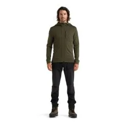 Icebreaker Quantum III Long Sleeve Zip Hooded Mens Jacket -Trekking Tent Shop QuantumIIILongSleeveZipHoodie Loden 3