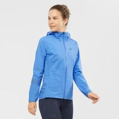 Salomon Lightning Womens Waterproof Jacket -Trekking Tent Shop Salomon Lightning Jacket Waterproof Marina 02