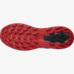 Salomon Ultra Glide Mens Trail Running Shoe - Black/Alloy/Goji Berry -Trekking Tent Shop Salomon UltraGlideMensTrailRunningShoes Black Alloy GojiBerry 03 934657