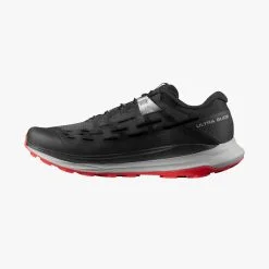 Salomon Ultra Glide Mens Trail Running Shoe - Black/Alloy/Goji Berry -Trekking Tent Shop Salomon UltraGlideMensTrailRunningShoes Black Alloy GojiBerry 06 333500