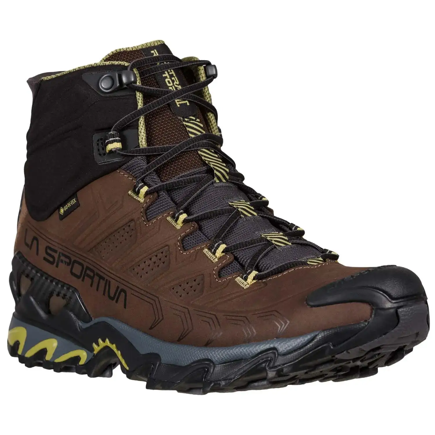 La Sportiva Ultra Raptor II Mid Leather Wide GTX Mens Hiking Boot - Chocolate/Cedar 1 La Sportiva Ultra Raptor II Mid Leather Wide GTX Mens Hiking Boot - Chocolate/Cedar